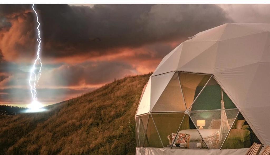 Caravans Park & Glamping Tents In The Vineyard Villa Turda Exterior photo